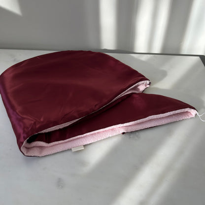 Šilkinis plaukų rankšluostis - vyno - MAMA MADE