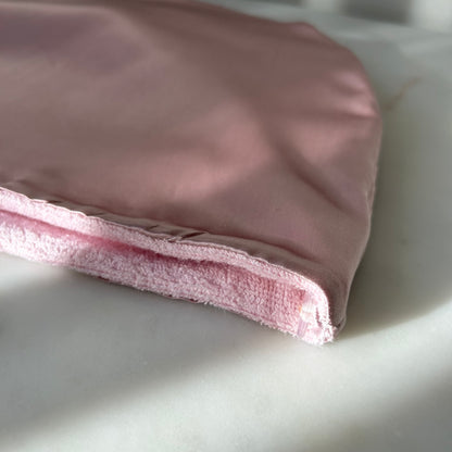 Šilkinis plaukų rankšluostis - pelenų rožinė - MAMA MADE