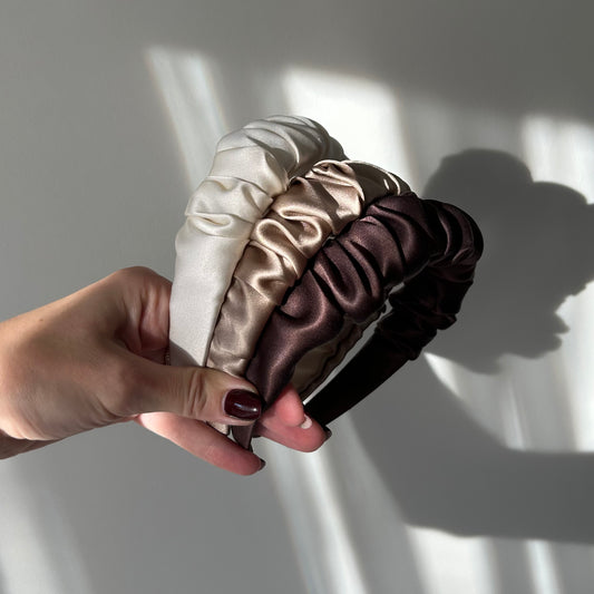 Šilkinis plaukų lankelis - MAMA MADE