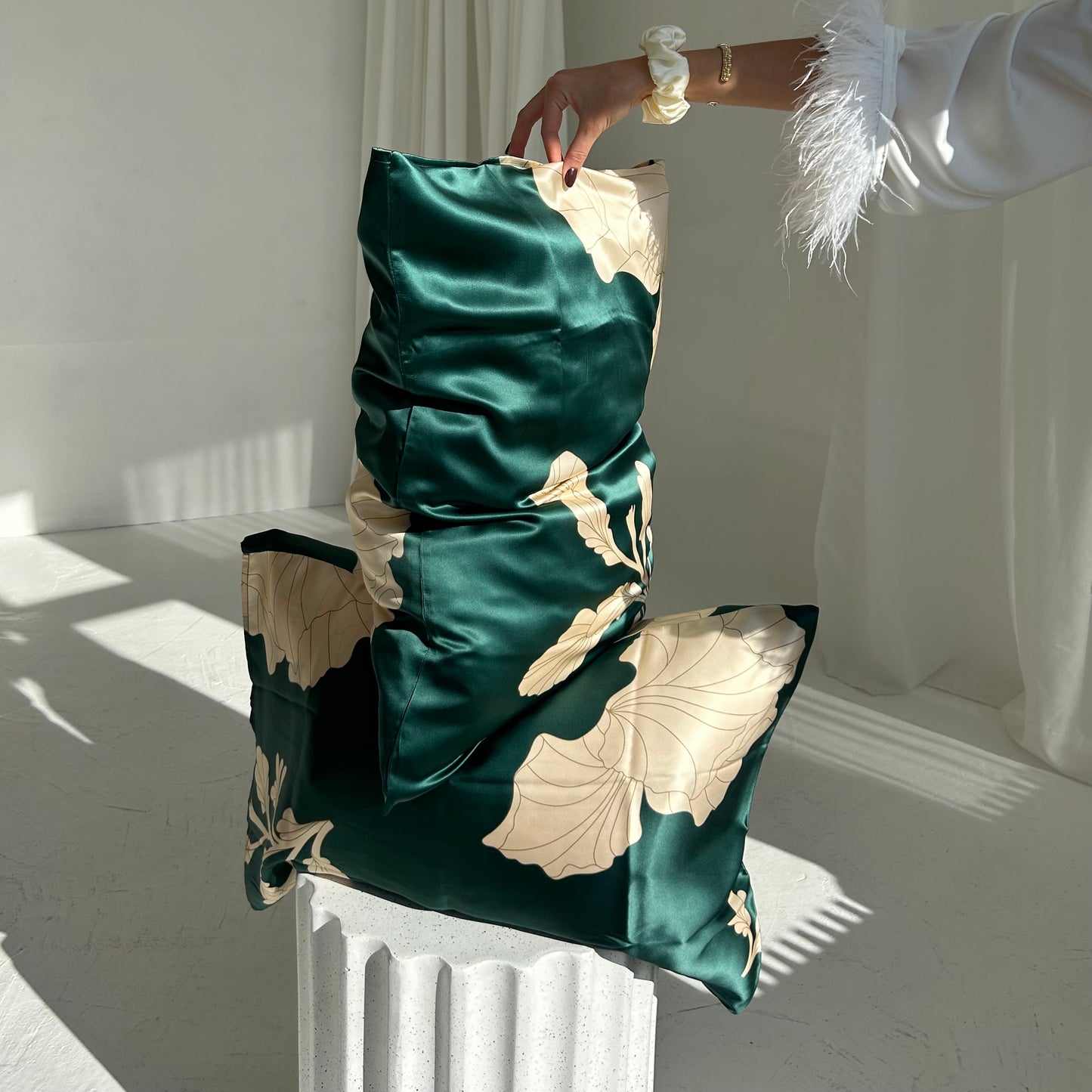 Šilkinis užvalkalas – LIMITUOTAS išskirtinis printas - MAMA MADE