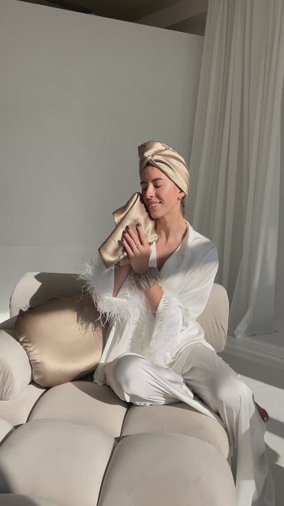 Šilkinis veido rankšluostis